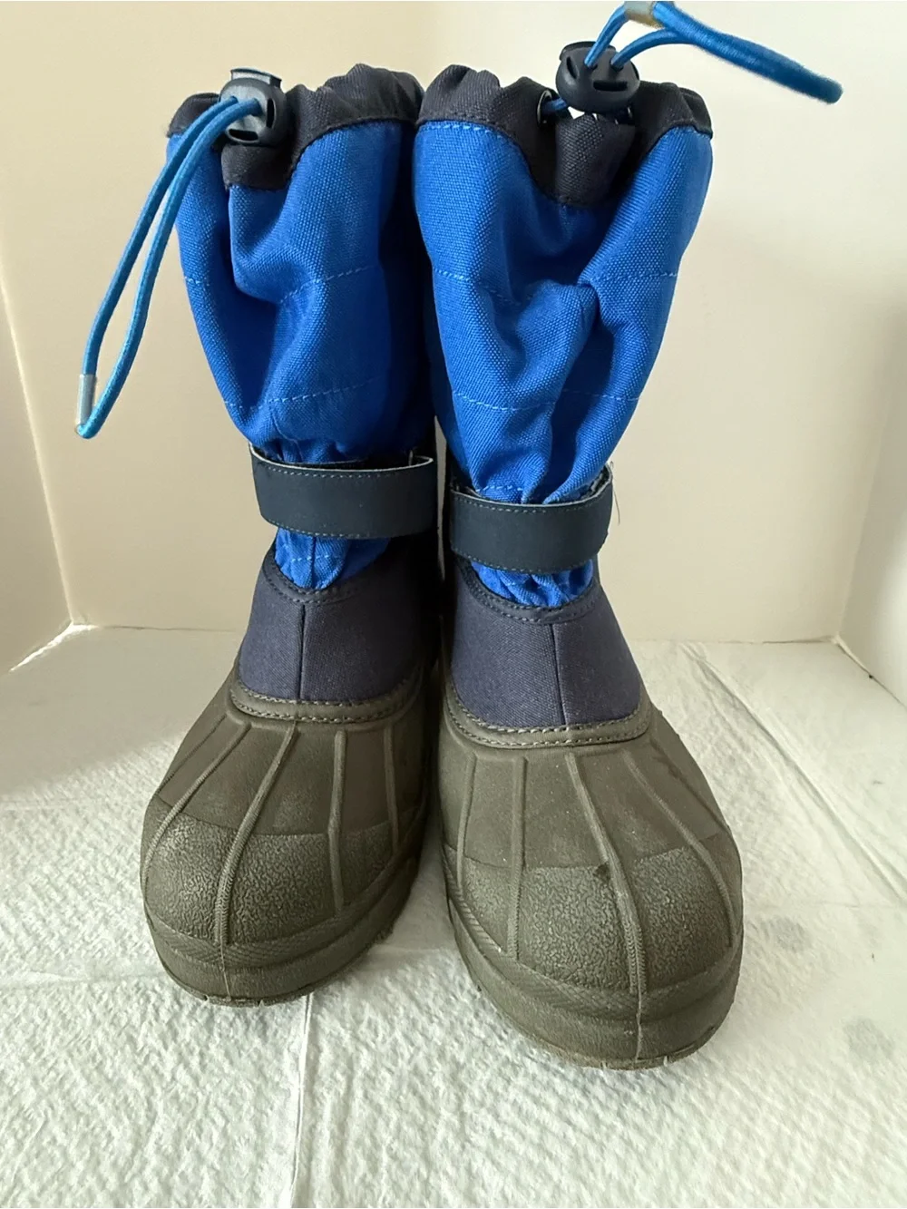 Columbia boys Blue and Black Insulated Winter Boot